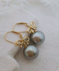 Серьги с морским жемчугом