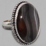 Серебряное кольцо с ониксом