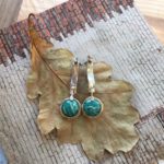 Серьги с амазонитом